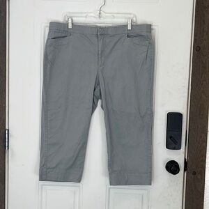 Bandolino Maureen Gray Cropped capris pants